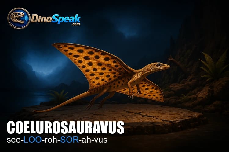 Coelurosauravus picture